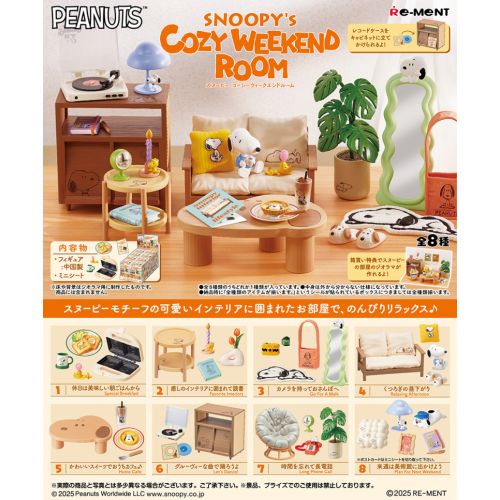 Re-ment Soopy's Cozy Weekend Room Set
