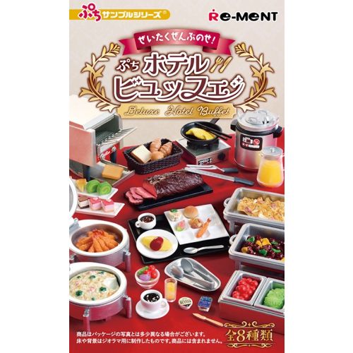 Re-ment Miniature Deluxe hotel buffet Set
