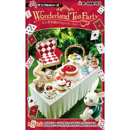 Re-ment Miniature alice in Wonderland Tea Party 900yen Full set