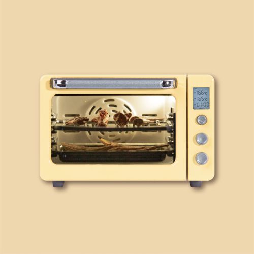 Orcara miniature World Collection Oven - Yellow