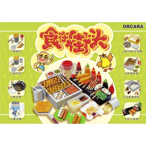 ORCARA Miniature Hong Kong Streets Snacks Full Set