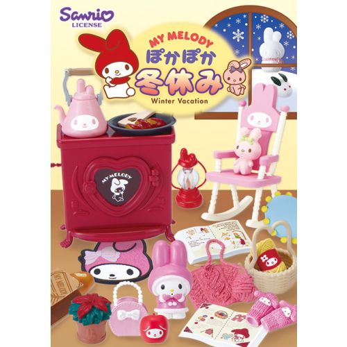 Re-Ment  New Miniature Sanrio My Melody Winter Vacation Set
